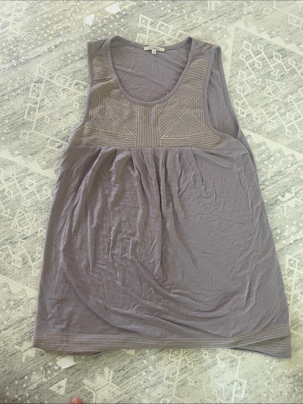 Women’s Bordeaux light purple tank top